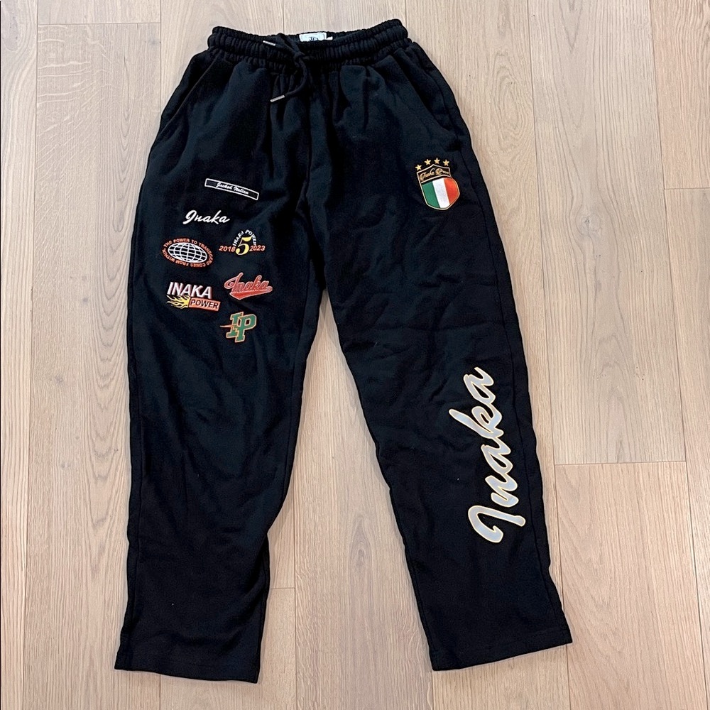 Inaka Power Sweatpants with Patches Size Men’s Small